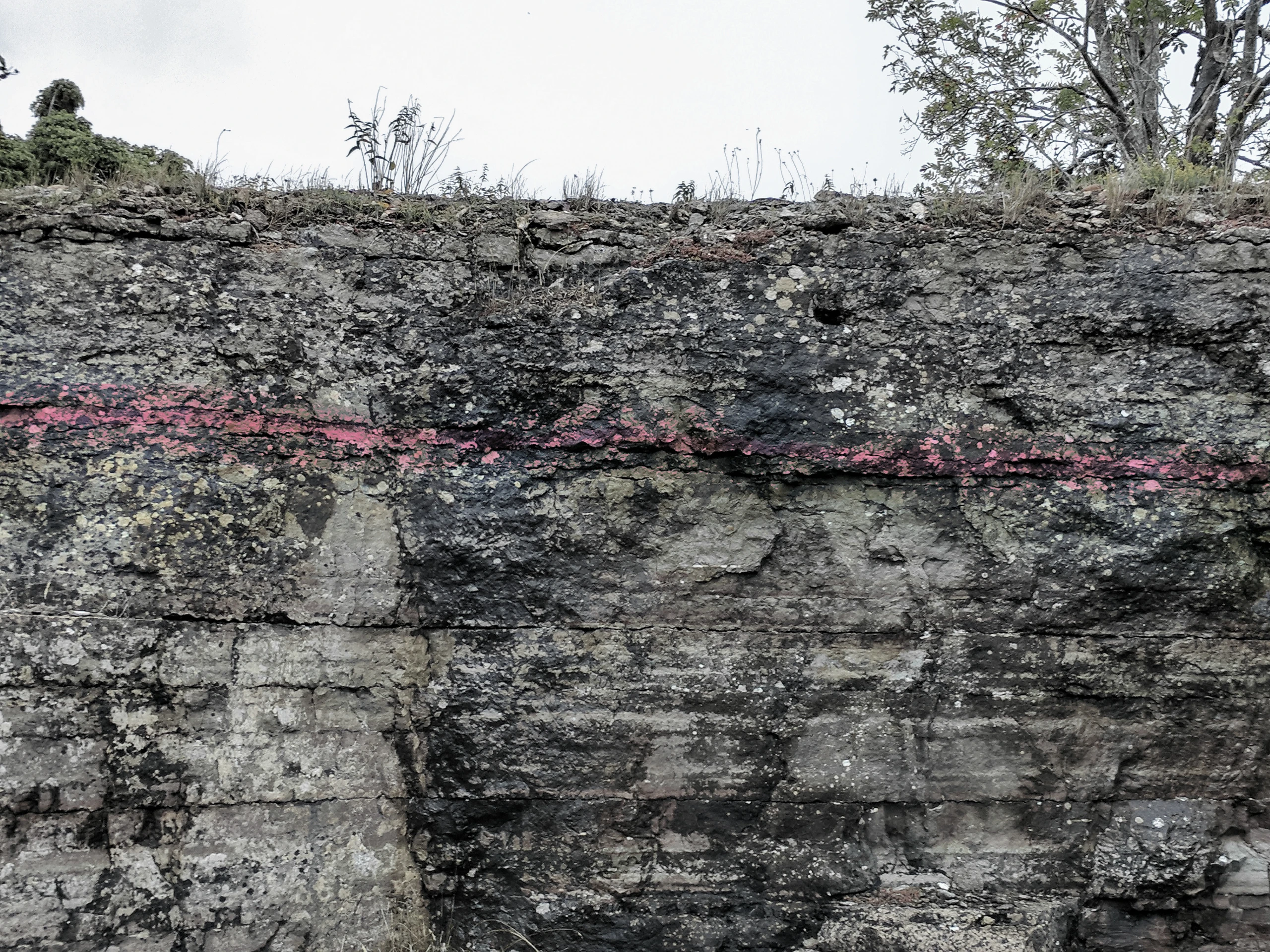 Stratum of the Anthropocene, Cumbria, UK, 400 million years in the future